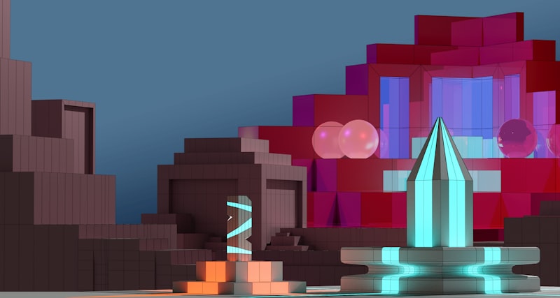 a computer generated image of a futuristic city