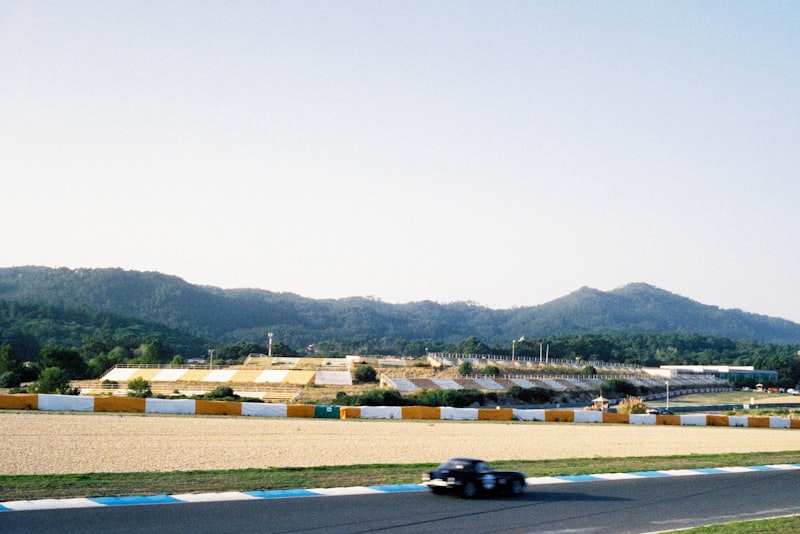 a race car on a race track