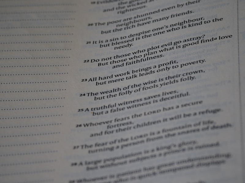 a page of a book with writing