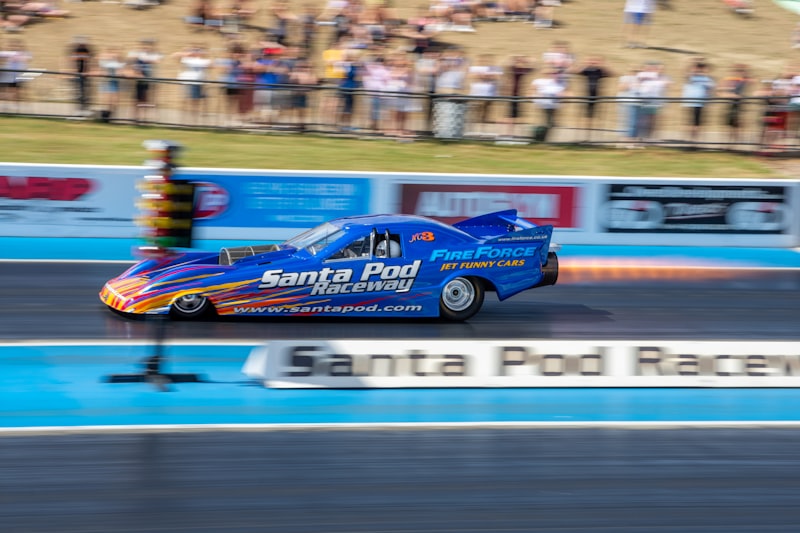 a race car on a track