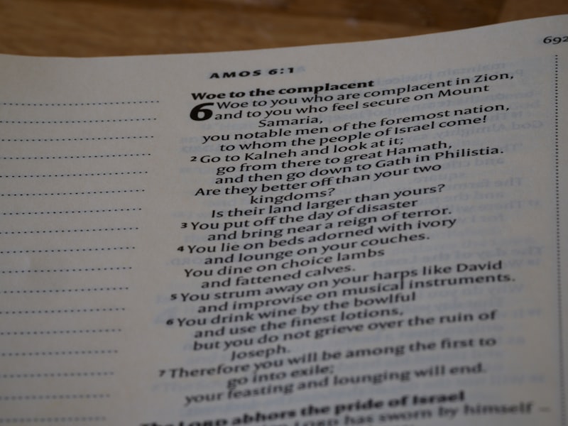 a close up of a text on a book